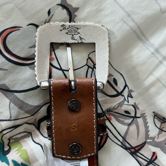 🤠 ARIAT WESTERN BELT - 2011 LIMITED EDITION BUCKLE FROM ORIGINAL MASTER - Picture 7 of 9